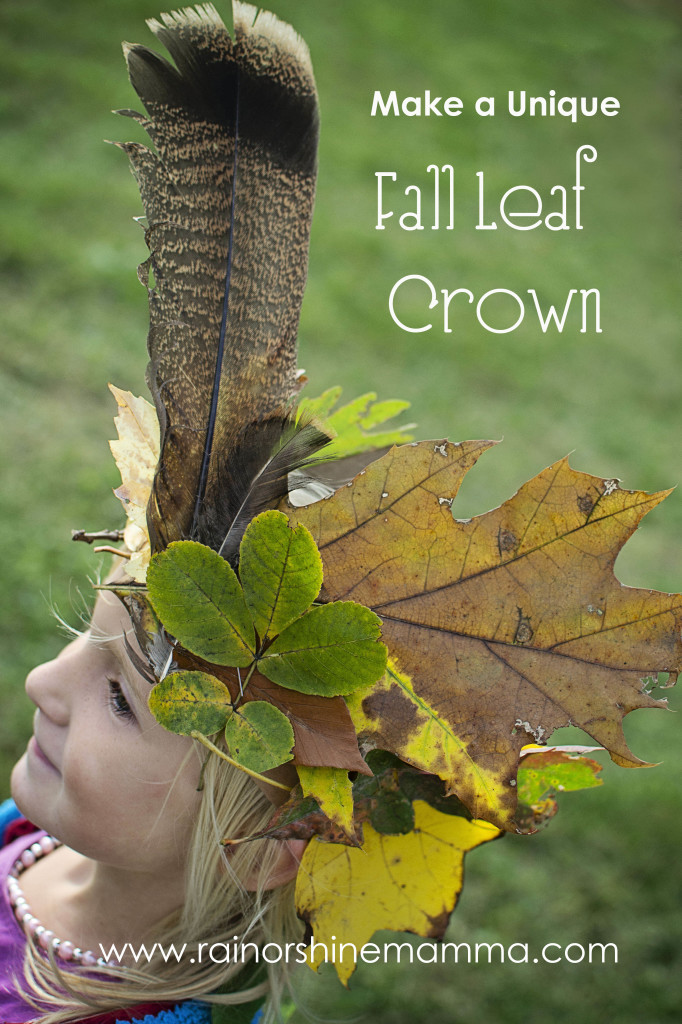 Fall Leaf Crown. Rain or Shine Mamma