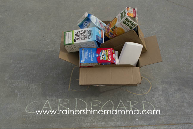 Recycling for Kids - A Fun and Simple Earth Day Activity. Rain or Shine Mamma