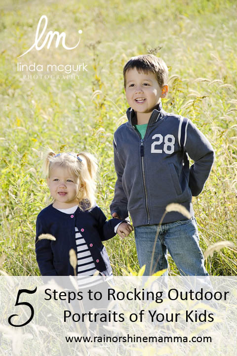 5 Steps to Rocking Outdoor Portraits of Your Kids. Rain or Shine Mamma