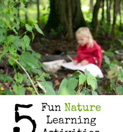 Five Fun Nature Learning Activities