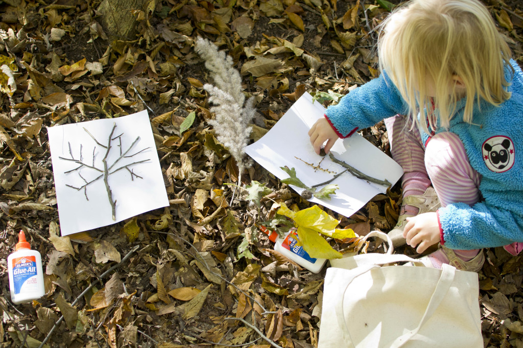 Fall nature craft for kids. Rain or Shine Mamma