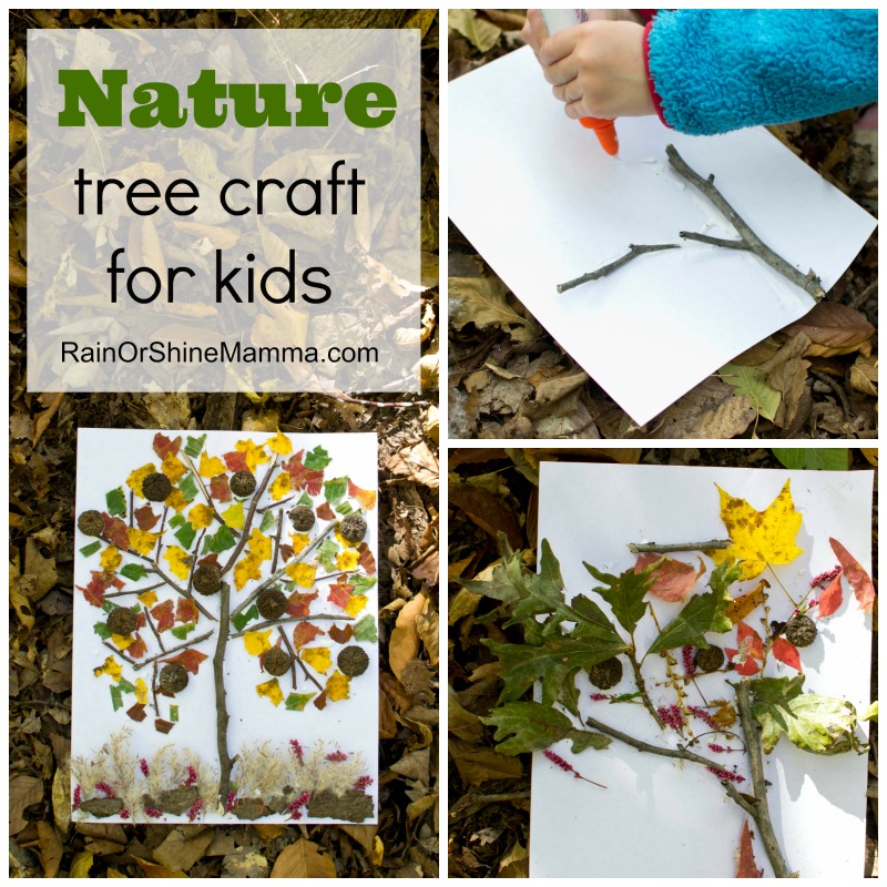 Fun Nature Tree Craft for Kids. Rain or Shine Mamma