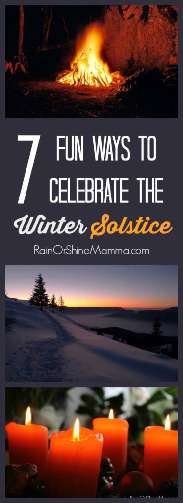 7 Fun Ways to Celebrate the Winter Solstice. Have you ever wondered how to celebrate the winter solstice? Try these fun winter solstice activities and ideas for the whole family. Rain or Shine Mamma.