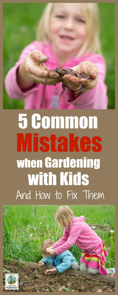 5 Common Mistakes when Gardening with Kids - And How to Fix Them. Experienced gardeners share their best tips and tricks for success when sharing your garden with young children! Rain or Shine Mamma.