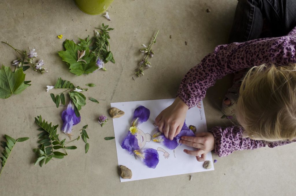 Nature People Craft + Nature Craft Printable. Rain or Shine Mamma.