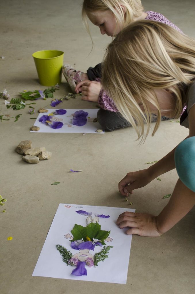 Nature People Craft + Nature Craft Printable. Rain or Shine Mamma.