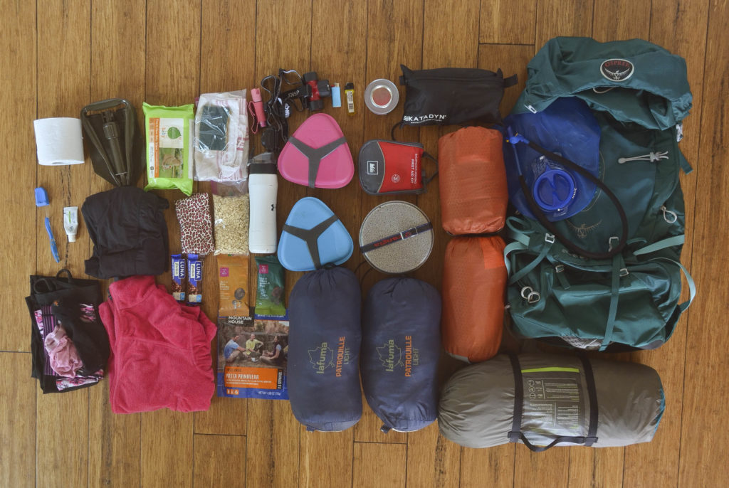 What to Pack When Backpacking with Kids. Complete packing list for an overnight trip with one child! Rain or Shine Mamma.