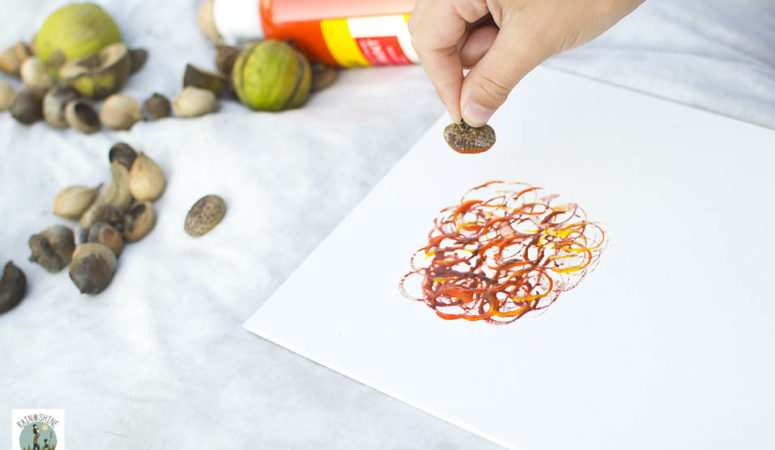 Creating Process Art with Tree Nuts