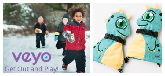 Veyo Kids Mittyz. 2017 Holiday Gift Guide for Outdoorsy Kids. Rain or Shine Mamma