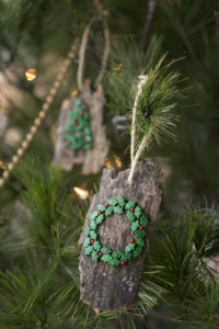 DIY Christmas Ornaments from Bark (Natural and Kid-Friendly). Rain or Shine Mamma